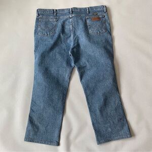 Wrangler Slim Fit Advanced Comfort Jeans HEMMED Short Size 42 Waist 26 Length